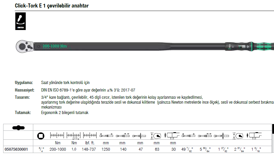Click-Tork E 1